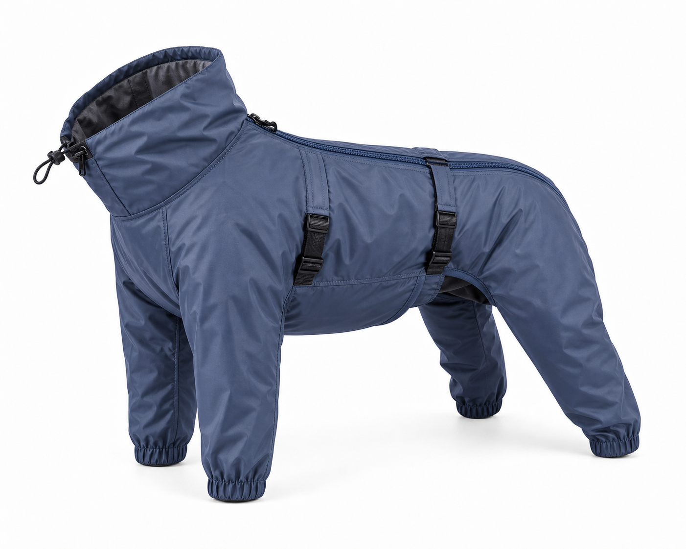 Waterproof Full-Body Dog Raincoat - Protective Jumpsuit for Medium Large Dogs image 2