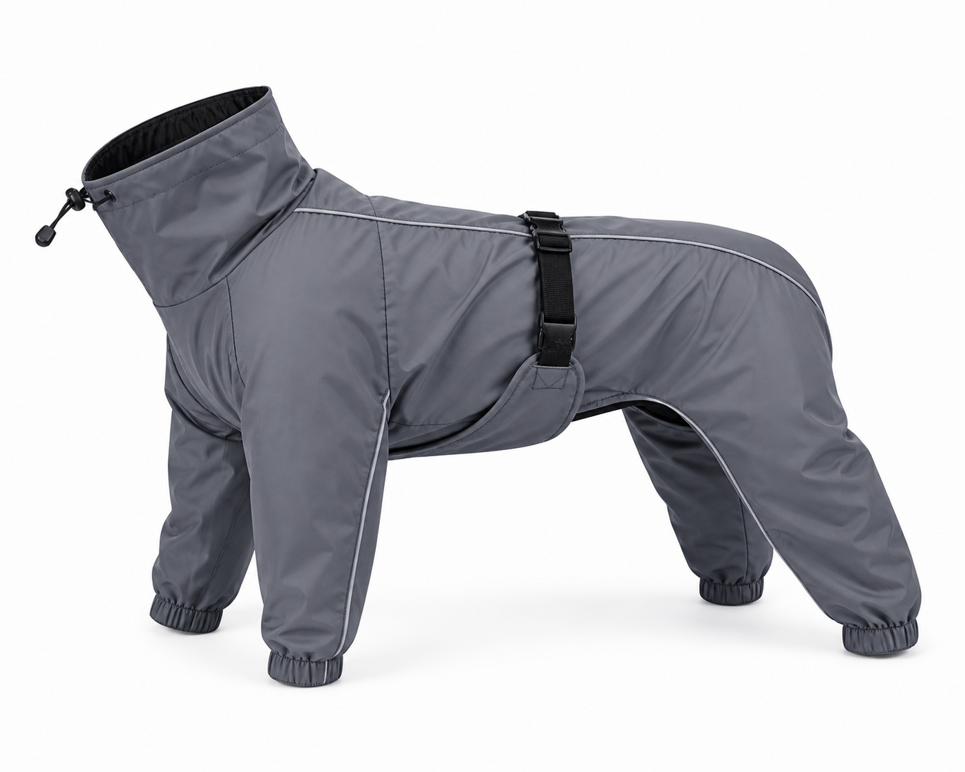 Waterproof Full-Body Dog Raincoat - Protective Jumpsuit for Medium Large Dogs image 4