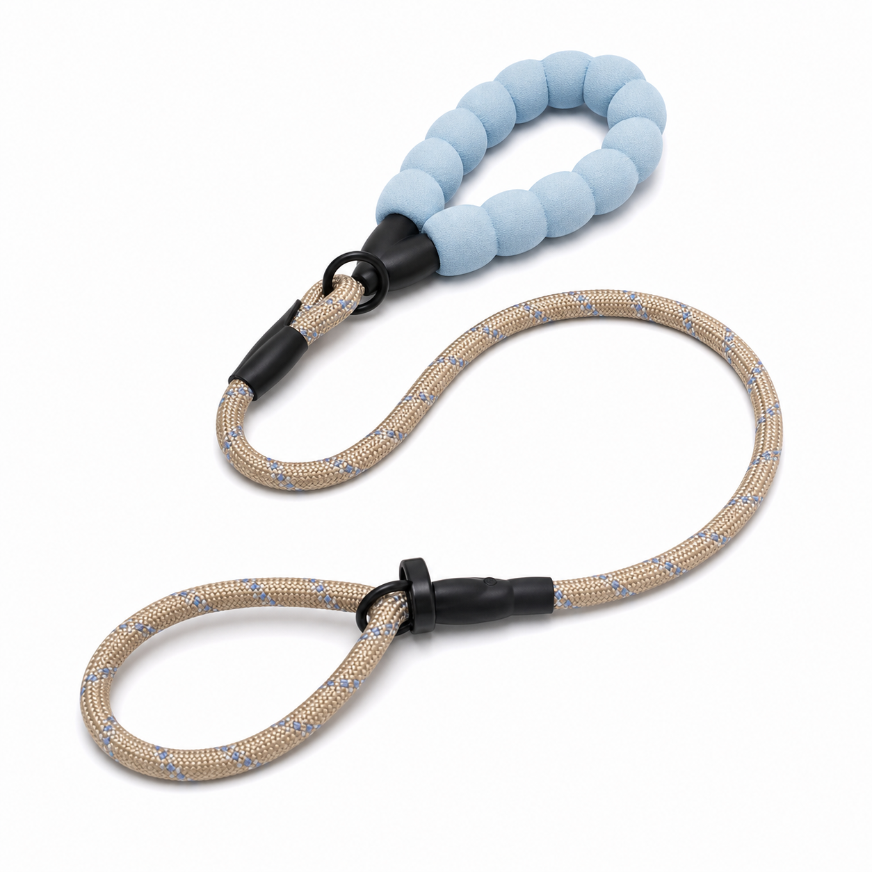 Crossbody Bubble Cotton Dog Leash - Cloud-Soft P-Rope for Small Medium Dogs image 2