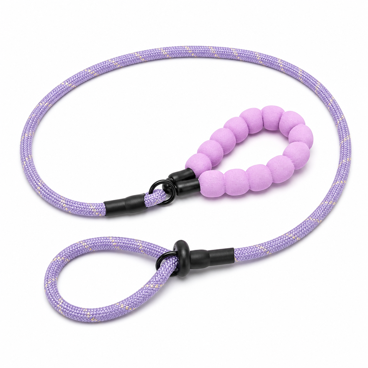 Crossbody Bubble Cotton Dog Leash - Cloud-Soft P-Rope for Small Medium Dogs image 5