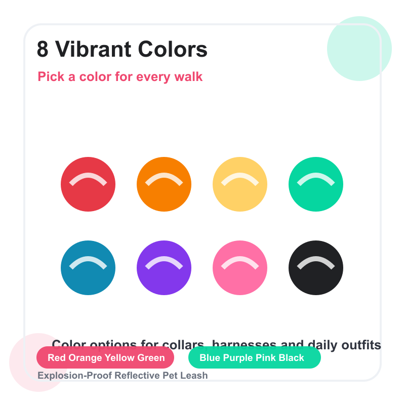 8 Vibrant Colors