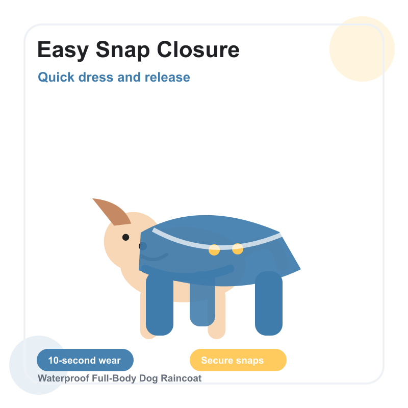 Easy Snap-On Closure