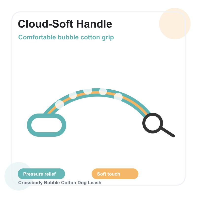 Cloud-Soft Bubble Cotton Handle