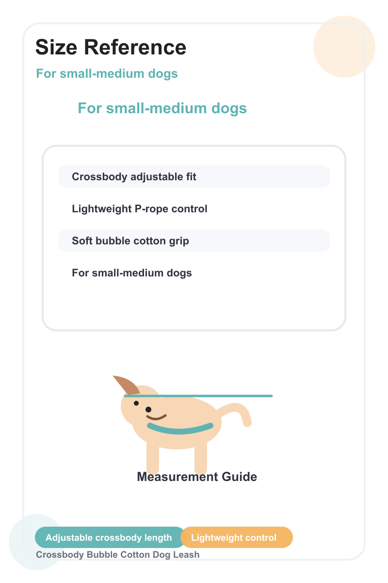 Suitable for Small-Medium Dogs