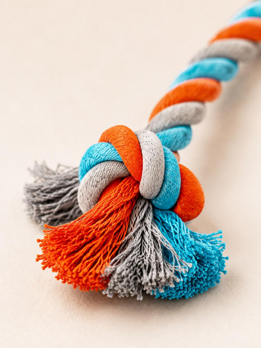 Cotton Knot Dog Toy Bites Teeth, Resistant to Chewing, Relieves Bore Knot image 6