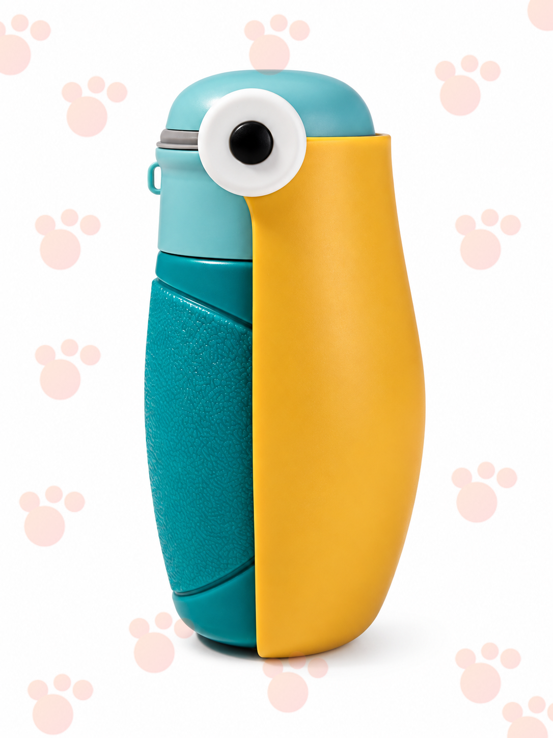 480ml Portable Dog Water Bottle with Foldable Drinking Bowl | Leak-Resistant Travel Pet Dispenser image 6